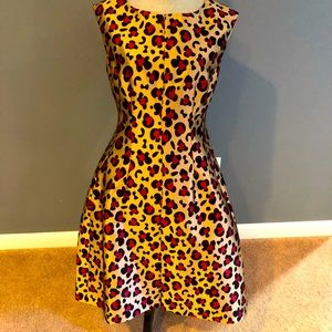 Size 8 leopard print a line dress from Anne  Klein